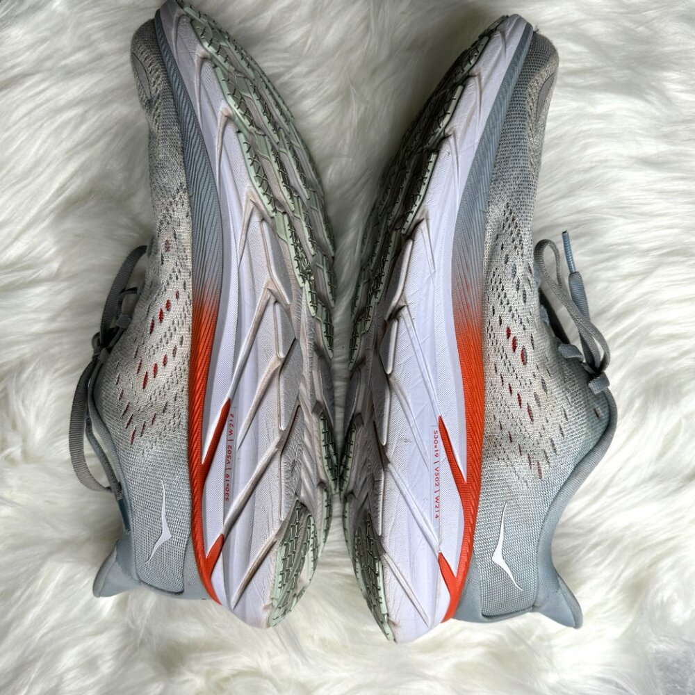 Hoka One One Clifton 8 Size 9.5 Blue Fog - Picture 10 of 14